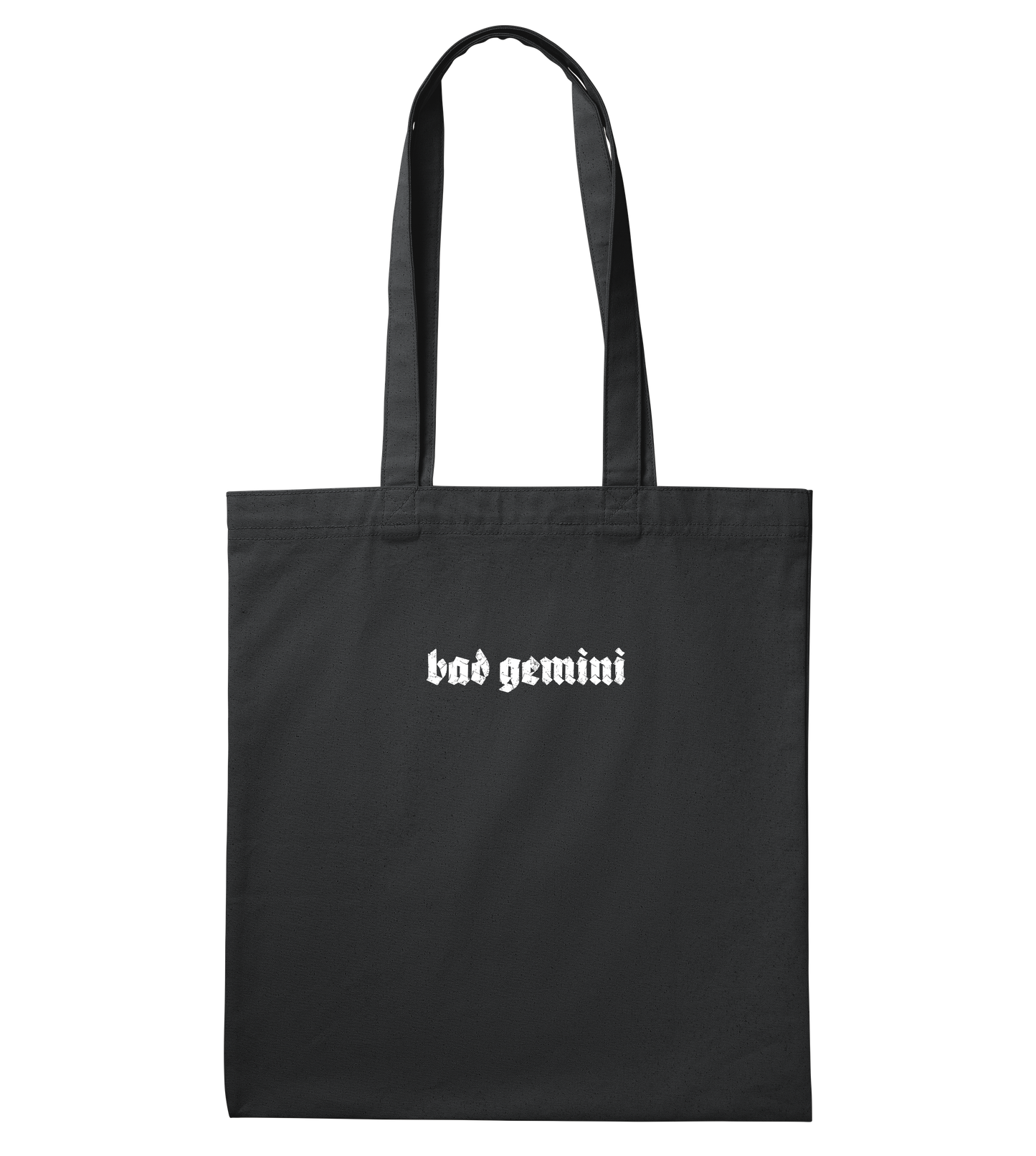 bad gemini logo tote